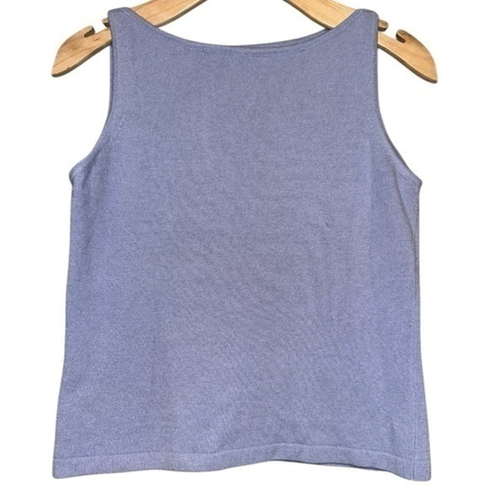 Studio Cashmere Women’s Size 2 M Lavender Light Purple Sleeveless Sweater Top